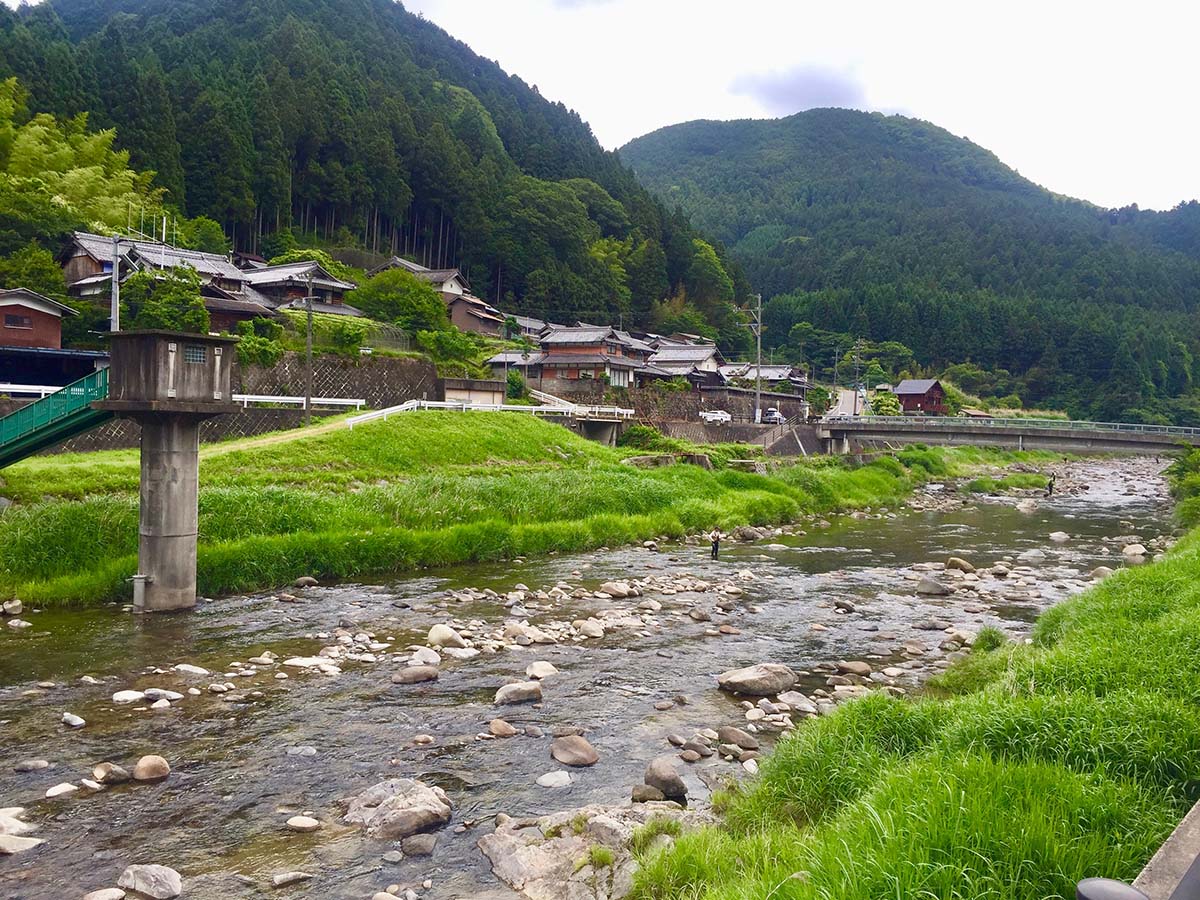 Fishing at river / アマゴ釣り