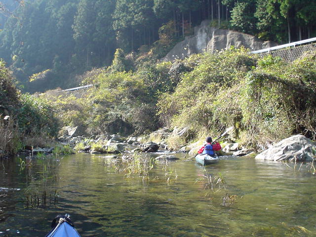 Kayaking at Shorenji Lake / 青蓮寺湖でカヌー