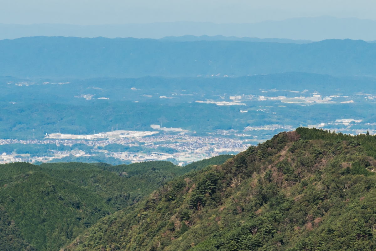 Nabari City from Mt. Kuroso