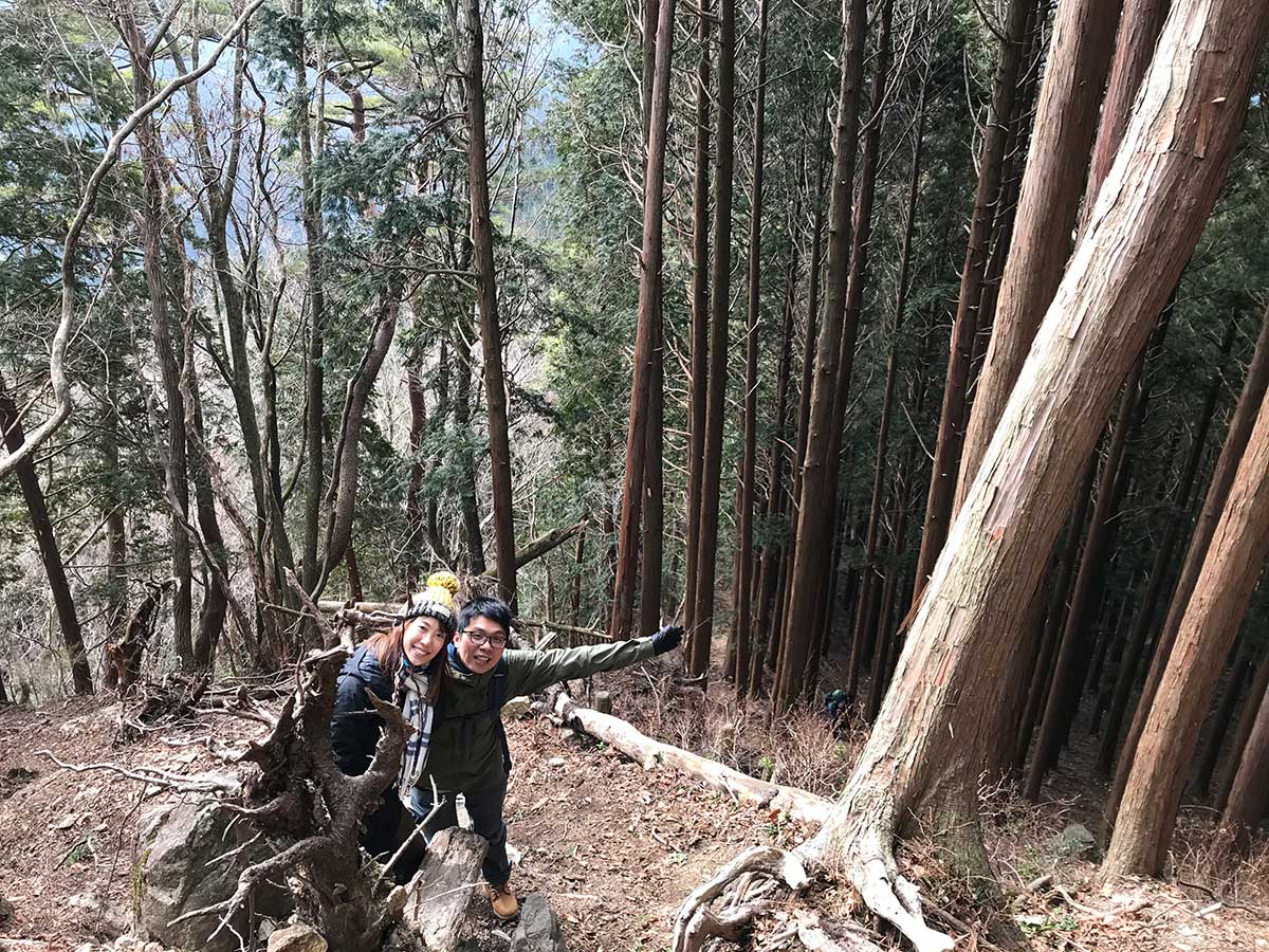 Climbing Mt. Takami / 高見山登山中