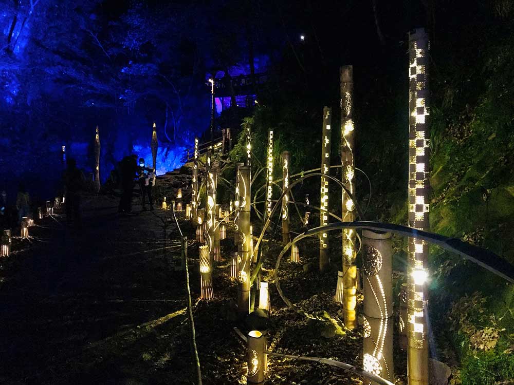 Bamboo lantern illumination