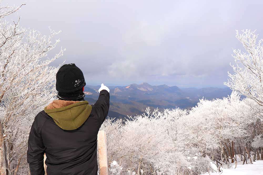 初めてでも大丈夫 三峰山霧氷登山 東奈良名張へようこそ