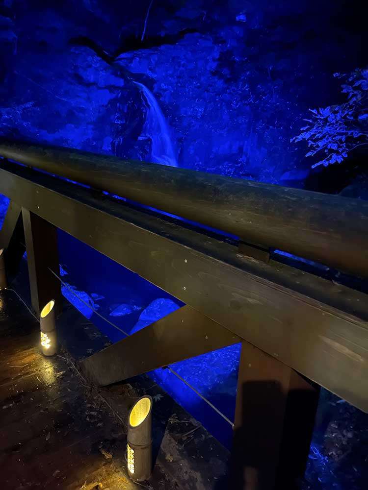 Illuminated Fudo Falls