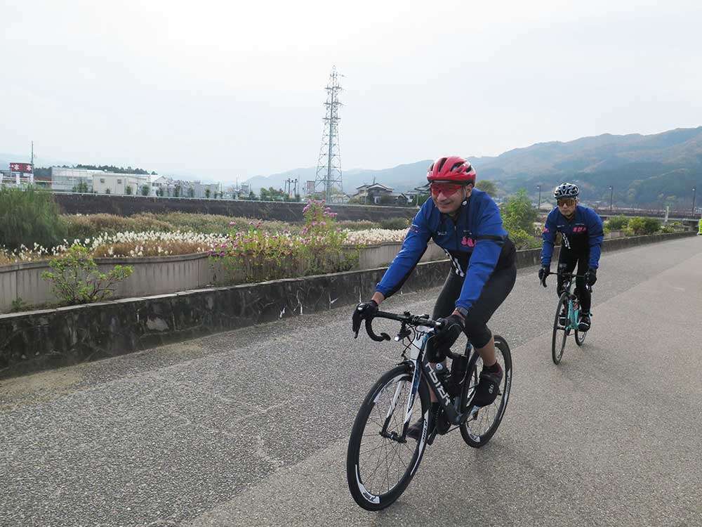 Riding along the Nabari River