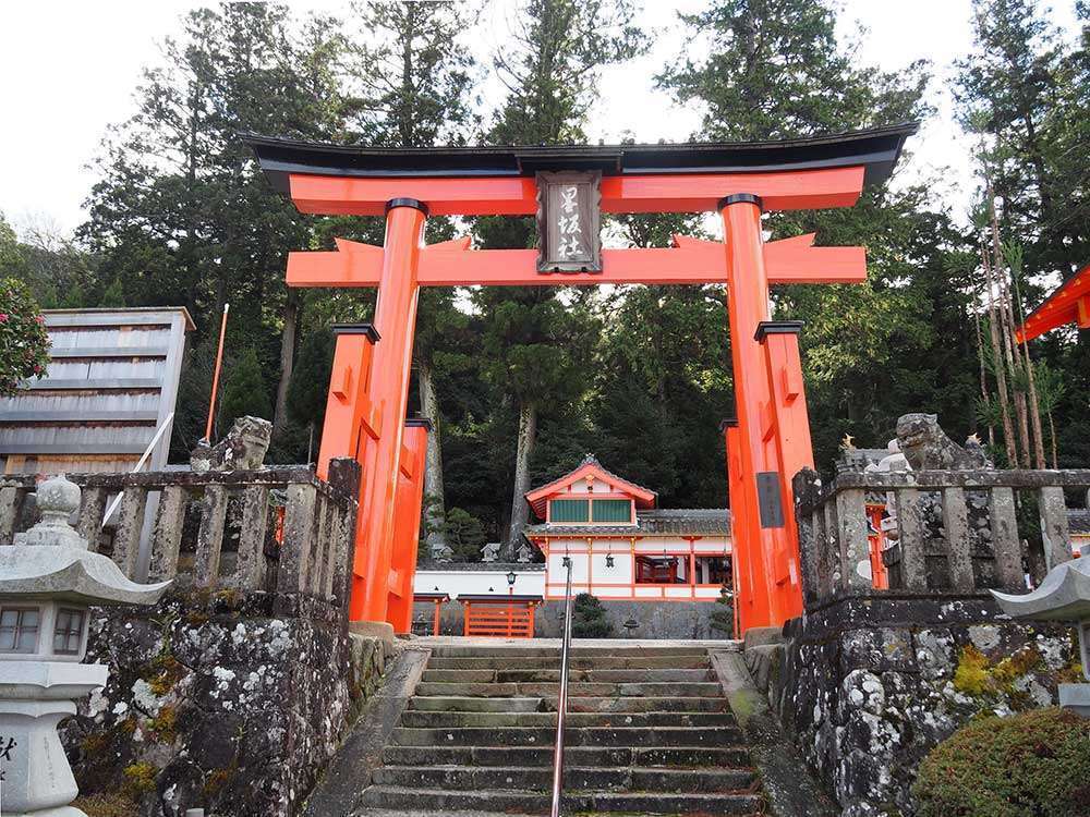 Torii gate of Sumisaka Shrine