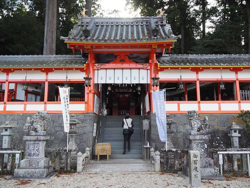 Main building of Sumisaka Shrine