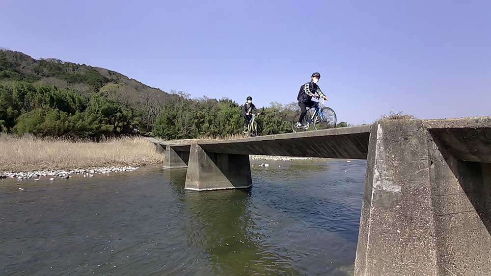 Oyado Low-water Bridge over the Nabari River