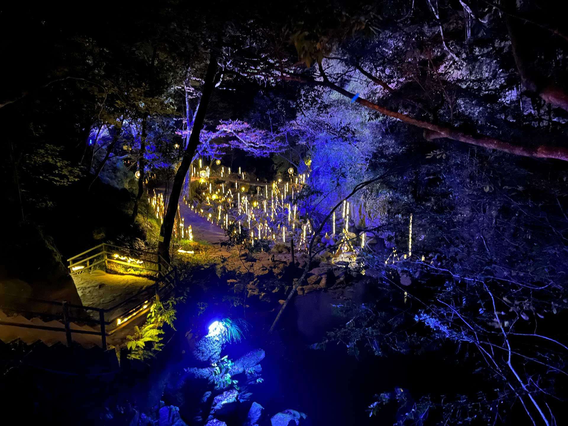 Akame 48 Waterfalls Bamboo Lantern Illumination / 赤目渓谷 幽玄の竹あかり