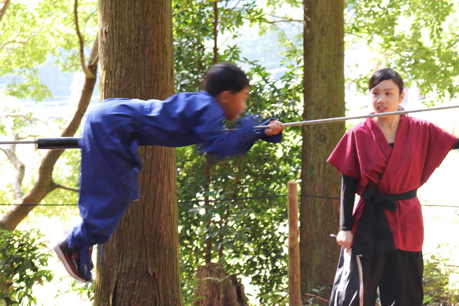 NInja Training at Akame 48 Waterfalls