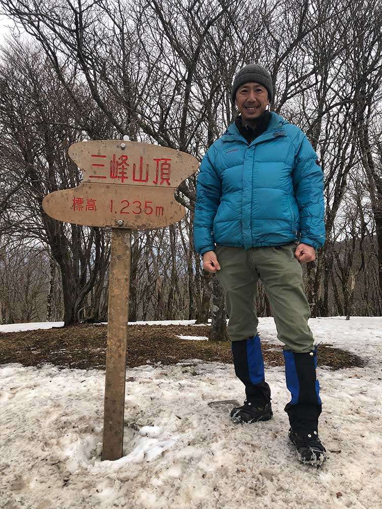 Summit of Mt Miune / 三峰山山頂