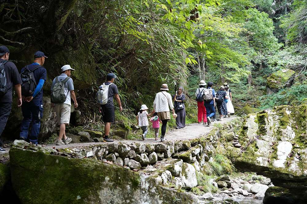 Hiking at Akame 48 Waterfalls