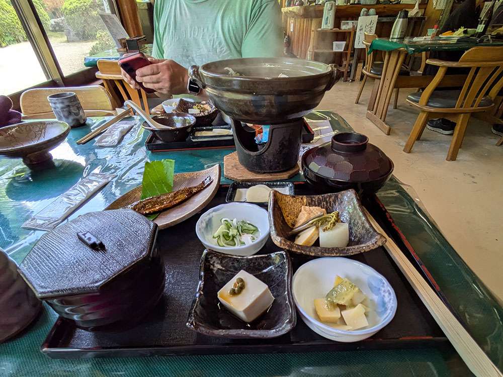 Lunch set at Tenkoen